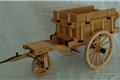 Miniatuur driewielkar in het Karrenmuseum Essen